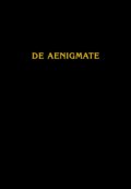De Aenigmate / О Тайне. Сборник научных трудов