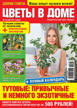 Добрые советы. Цветы в доме. №08/2016