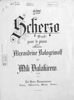 2-eme Scherzo (D-moll)