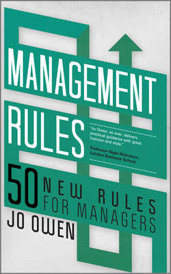 Management Rules. 50 New Rules for Managers