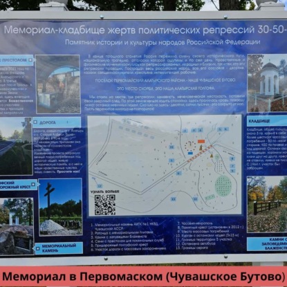 Мемориал в Первомайском (Чувашское Бутово)